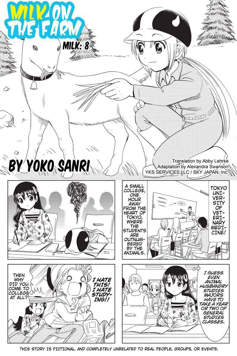 Rakunou Milk! Chapter 8 page 1 - Chapter 8