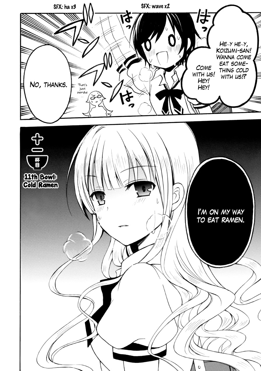 Ramen Daisuki Koizumi-san Chapter 11 page 2 - Chapter 11: Cold Ramen
