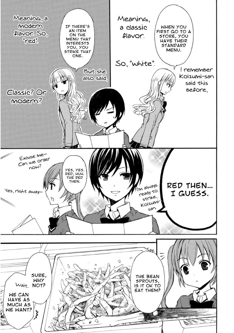 Ramen Daisuki Koizumi-san Chapter 14 page 6 - Chapter 14: Red or White