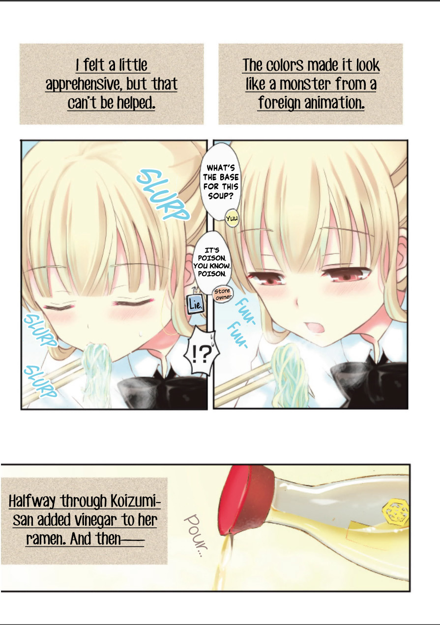 Ramen Daisuki Koizumi-san Chapter 18 page 3 - Chapter 18: Strange-flavored Ramen