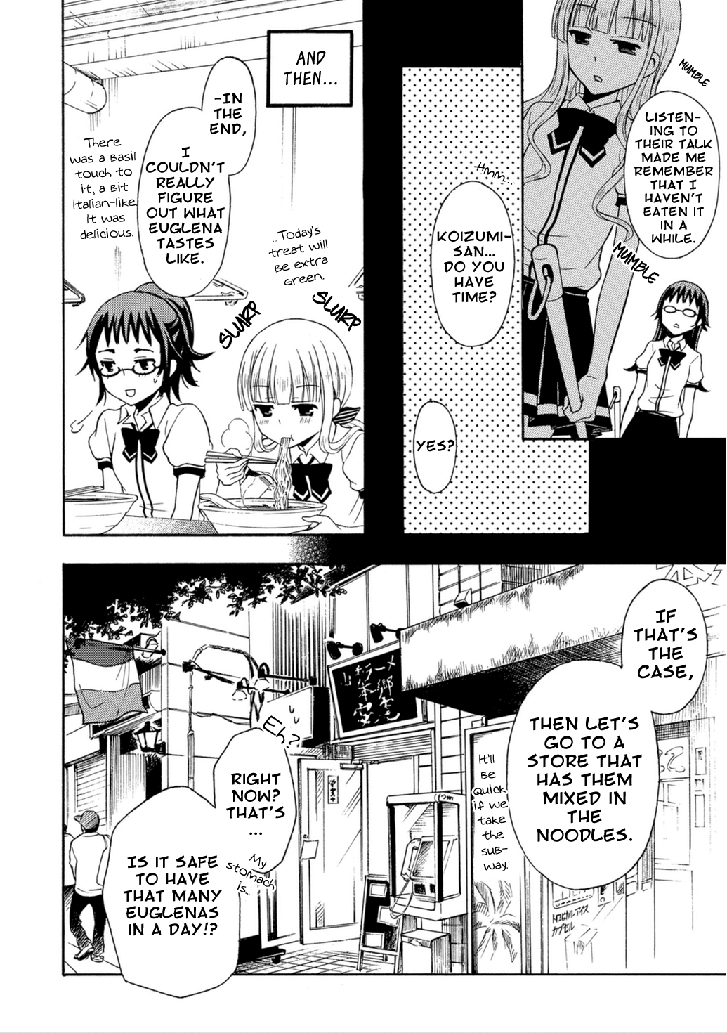 Ramen Daisuki Koizumi-san Chapter 22 page 5 - Chapter 22: Euglena