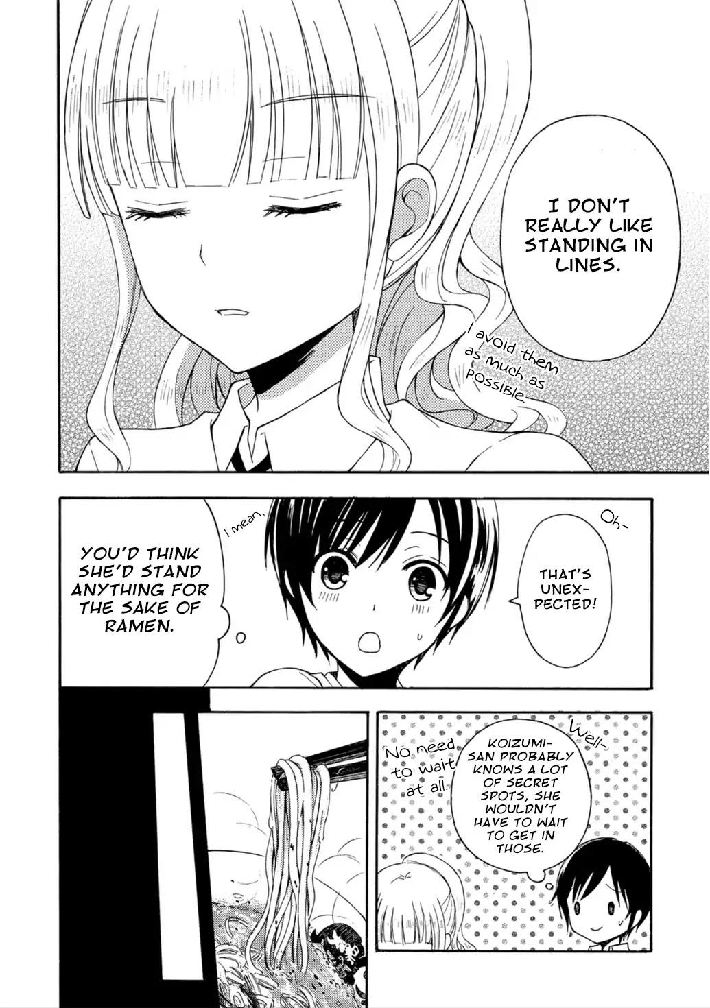 Ramen Daisuki Koizumi-san Chapter 24 page 2 - Chapter 24: Queue