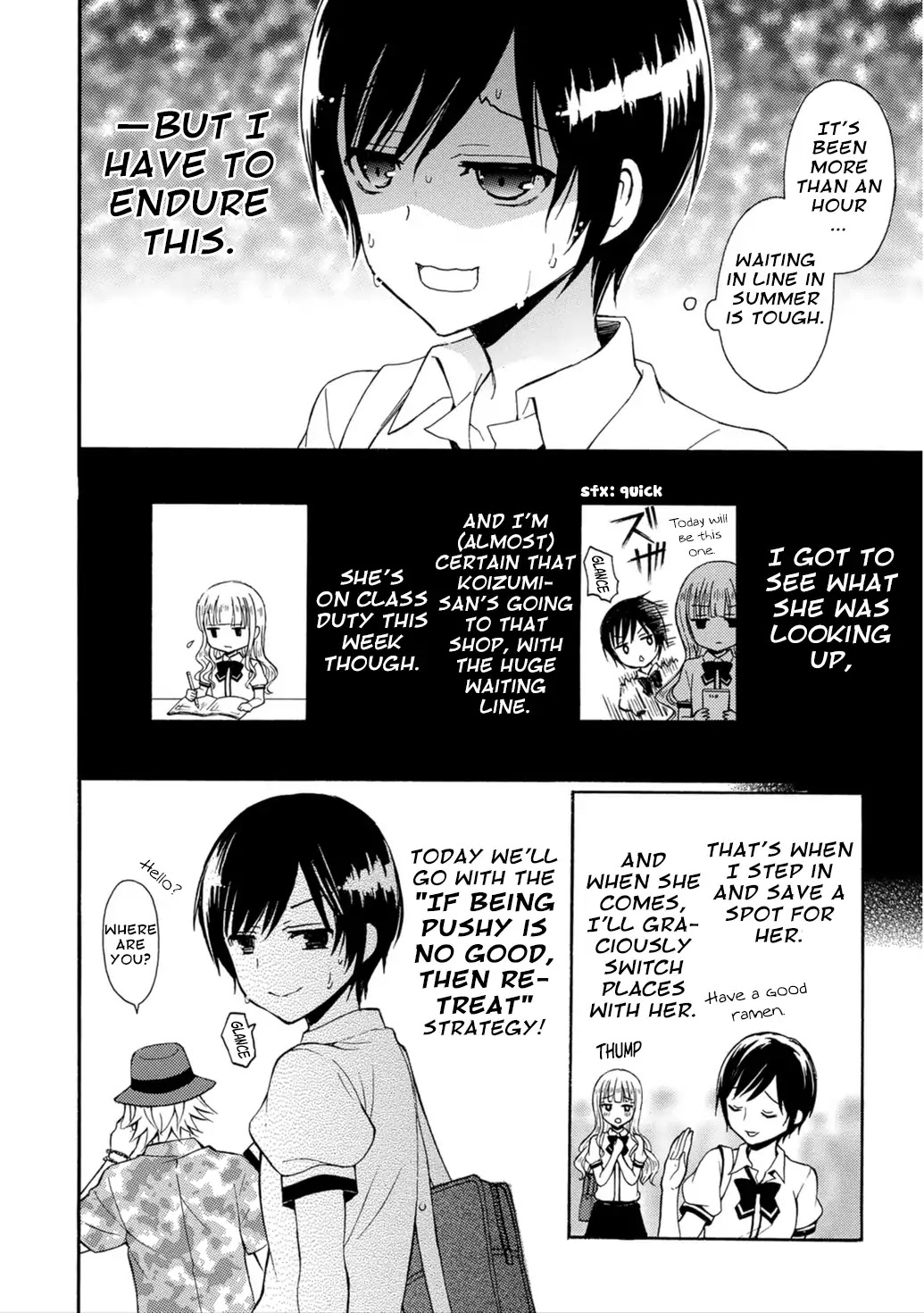 Ramen Daisuki Koizumi-san Chapter 24 page 4 - Chapter 24: Queue