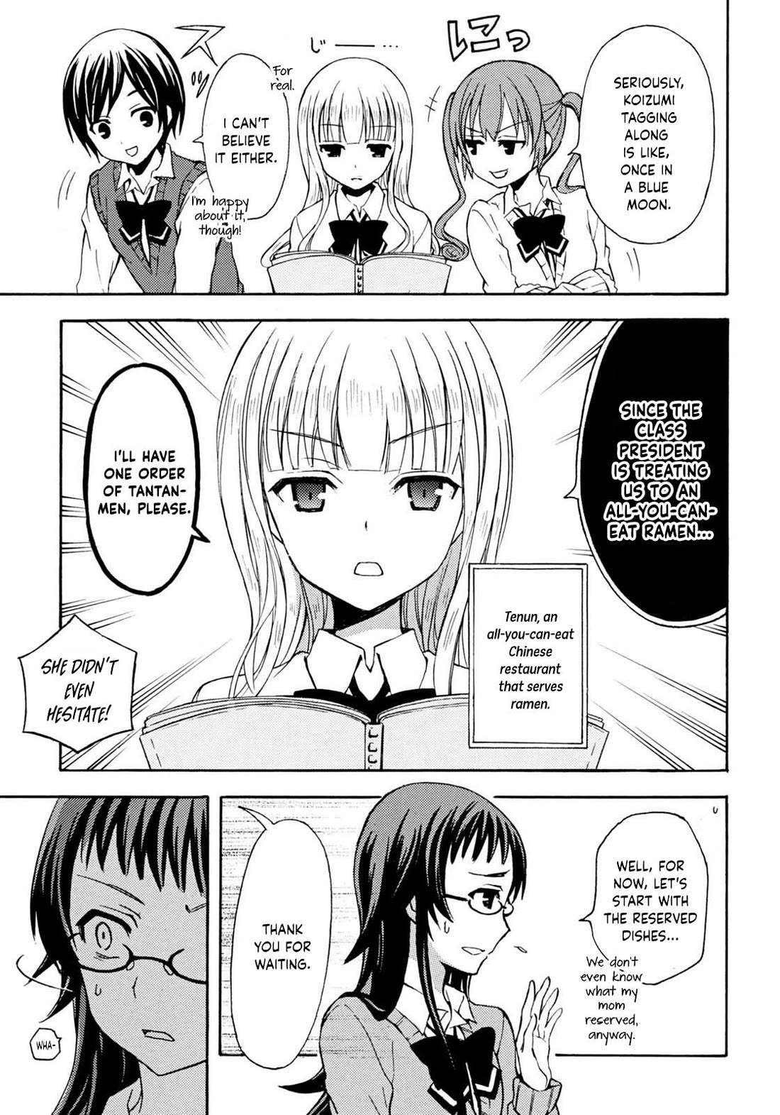 Ramen Daisuki Koizumi-san Chapter 29 page 4 - Chapter 29: Now Accepting Challengers!