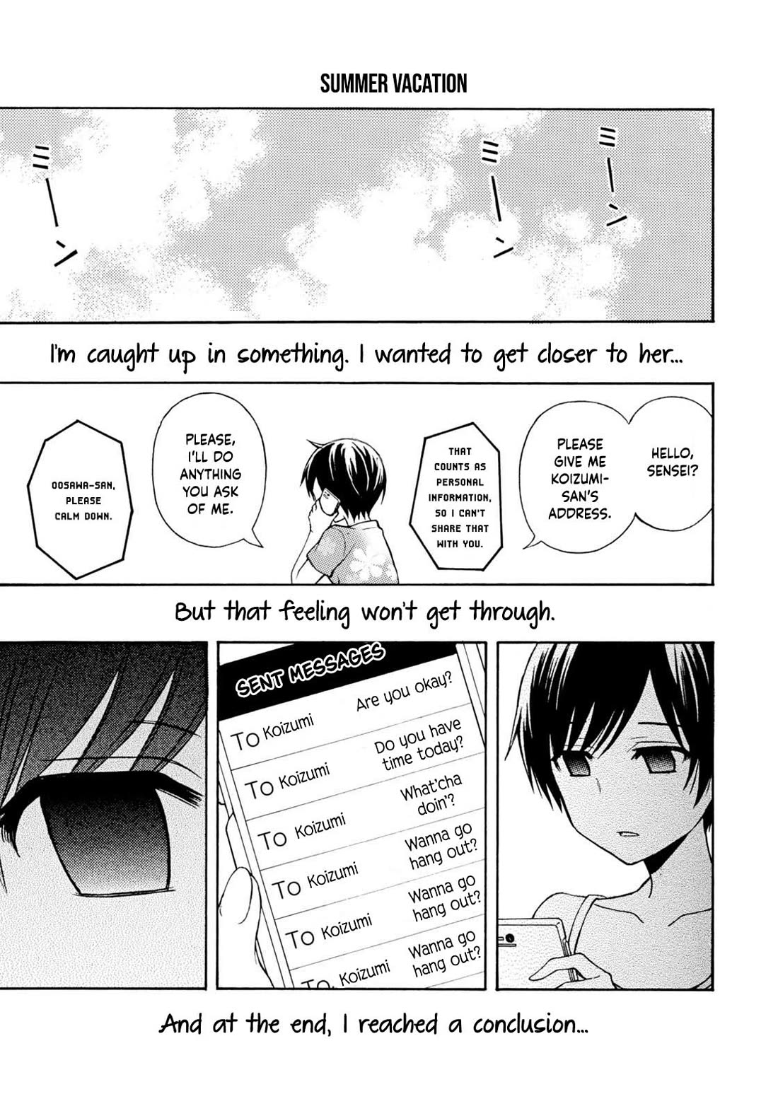 Ramen Daisuki Koizumi-san Chapter 34 page 15 - Chapter 34: Train Station Platform