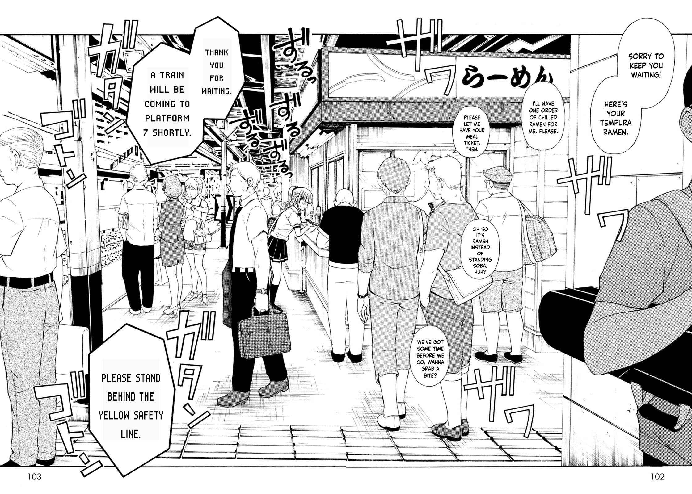 Ramen Daisuki Koizumi-san Chapter 34 page 9 - Chapter 34: Train Station Platform
