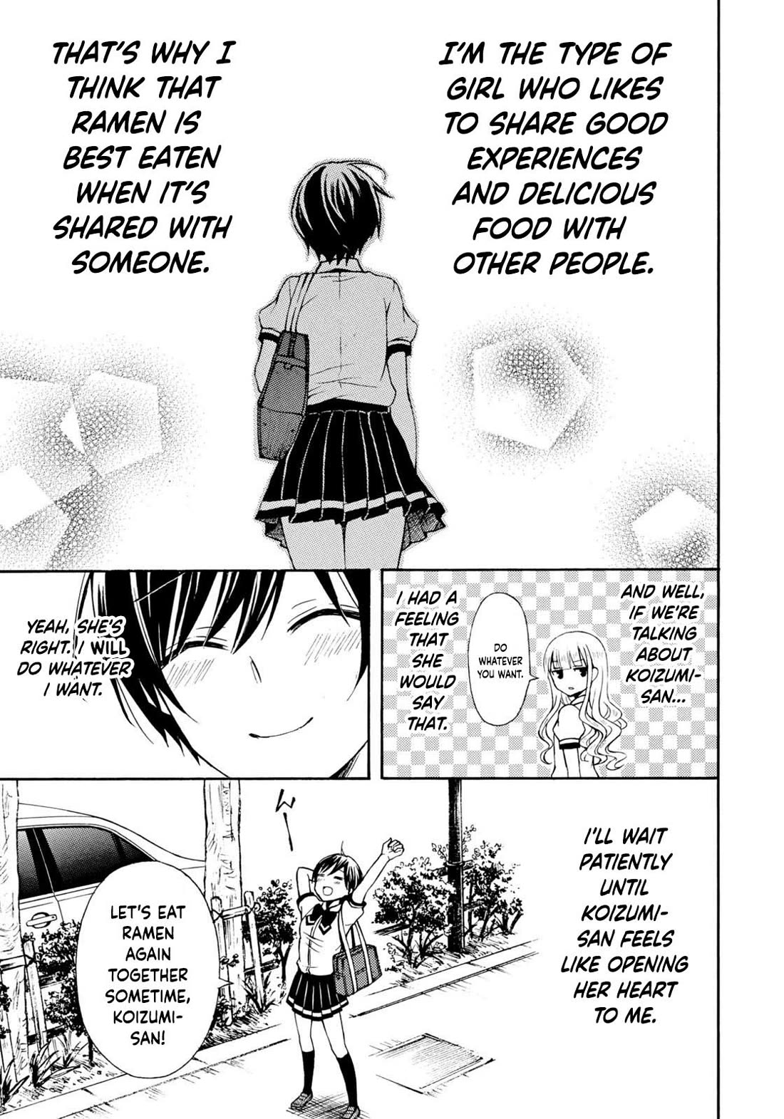 Ramen Daisuki Koizumi-san Chapter 35 page 18 - Chapter 35: Oosawa-san, The Ramen Lover