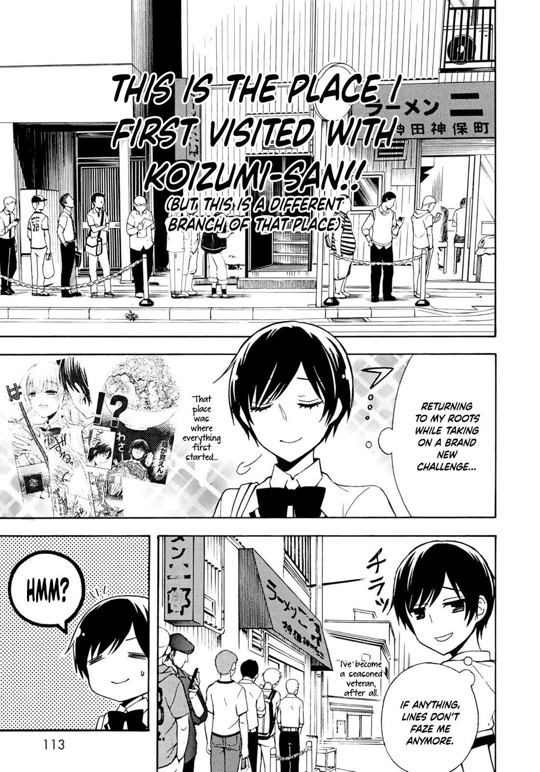 Ramen Daisuki Koizumi-san Chapter 35 page 5 - Chapter 35: Oosawa-san, The Ramen Lover