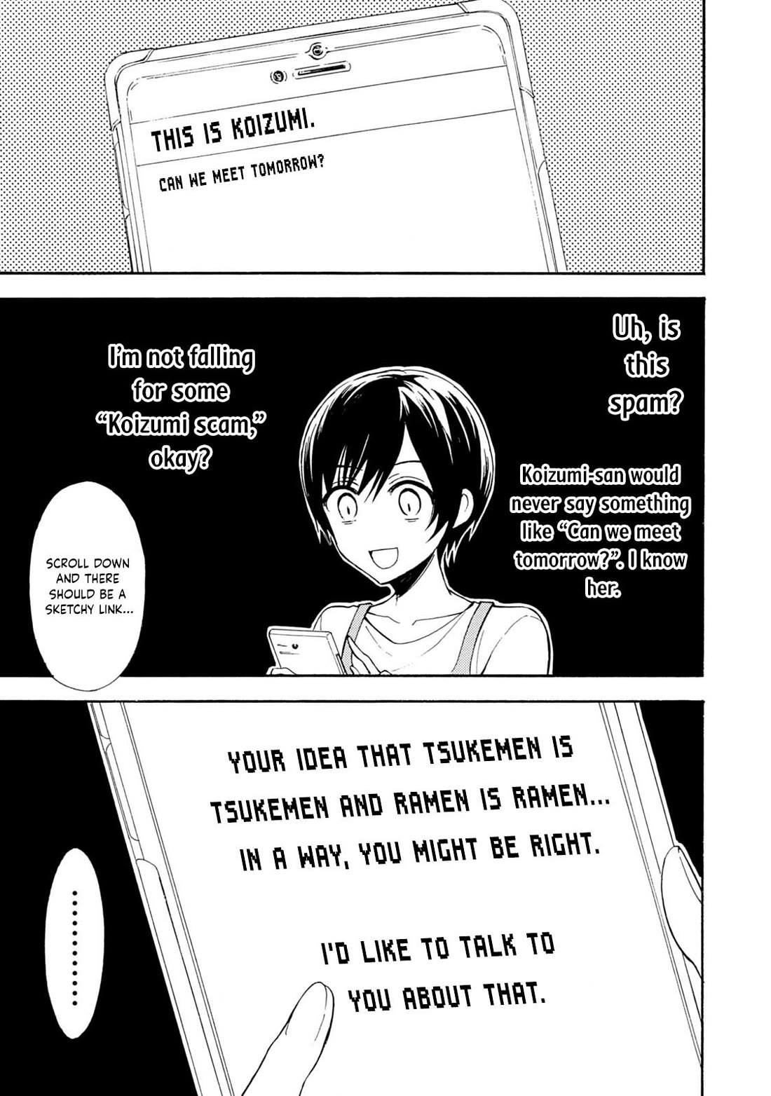 Ramen Daisuki Koizumi-san Chapter 36 page 17 - Chapter 36: Tsukemen (Part 1)