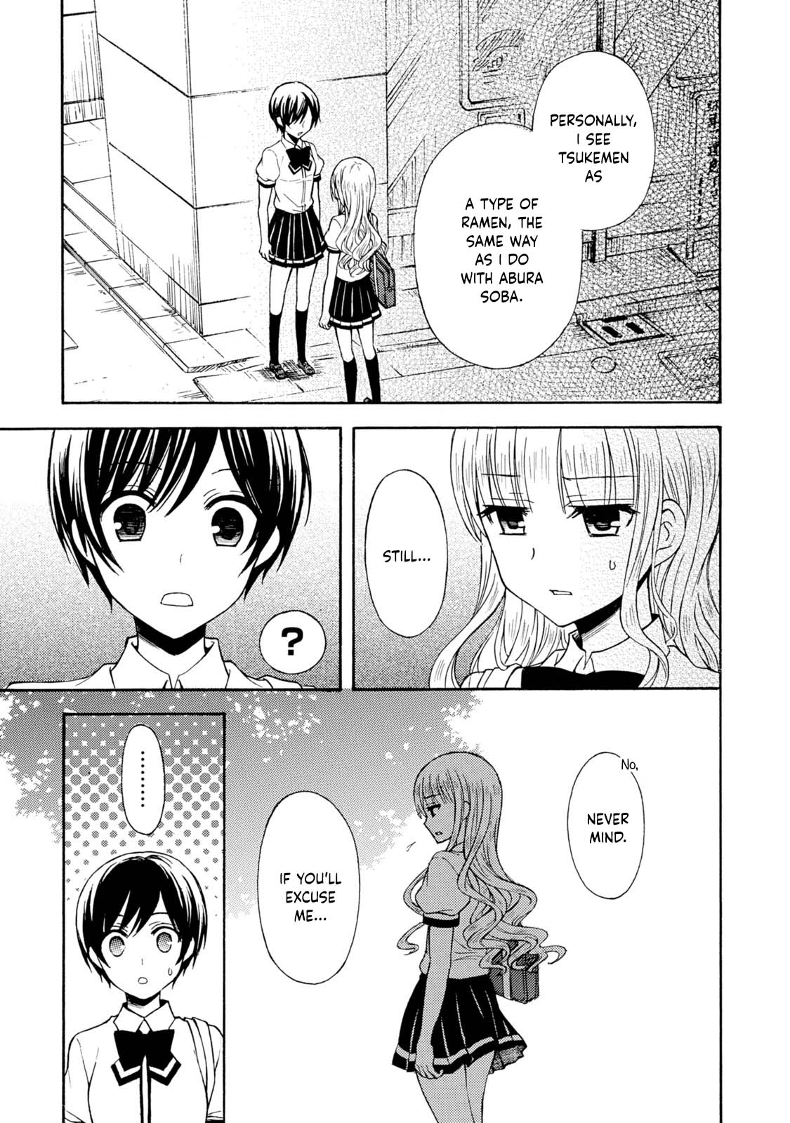 Ramen Daisuki Koizumi-san Chapter 36 page 5 - Chapter 36: Tsukemen (Part 1)