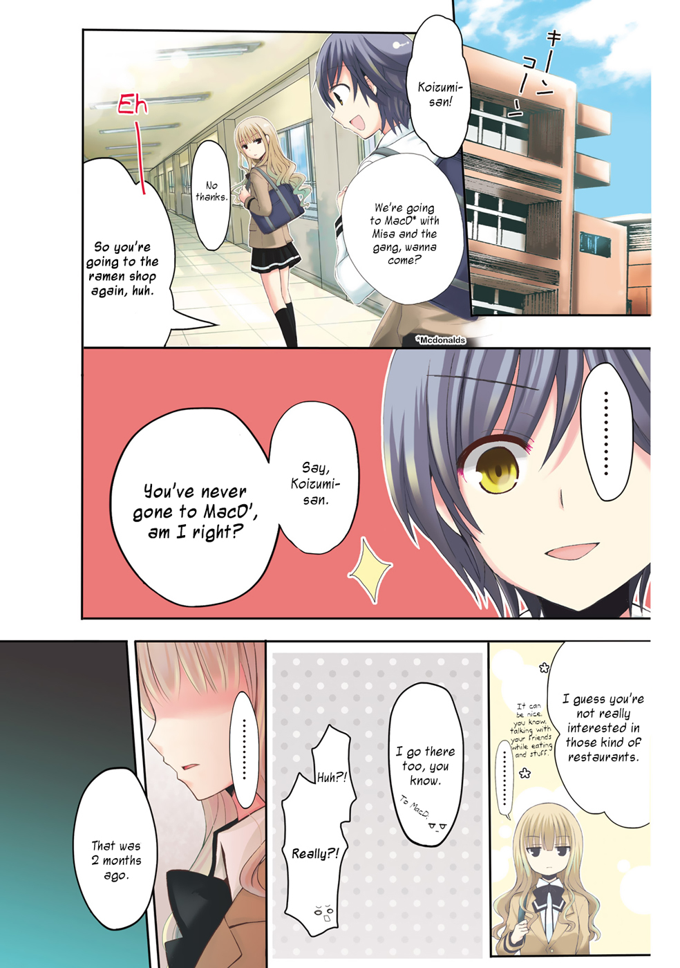 Ramen Daisuki Koizumi-san Chapter 4 page 1 - Chapter 4: Hypnotism