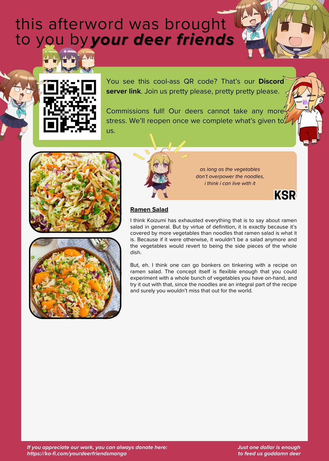 Ramen Daisuki Koizumi-san Chapter 40 page 15 - Chapter 40: Ramen Salad