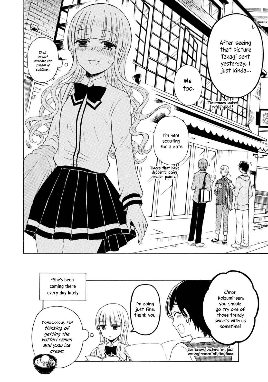 Ramen Daisuki Koizumi-san Chapter 46 page 18 - Chapter 46: Ramen and a Sweet Treat