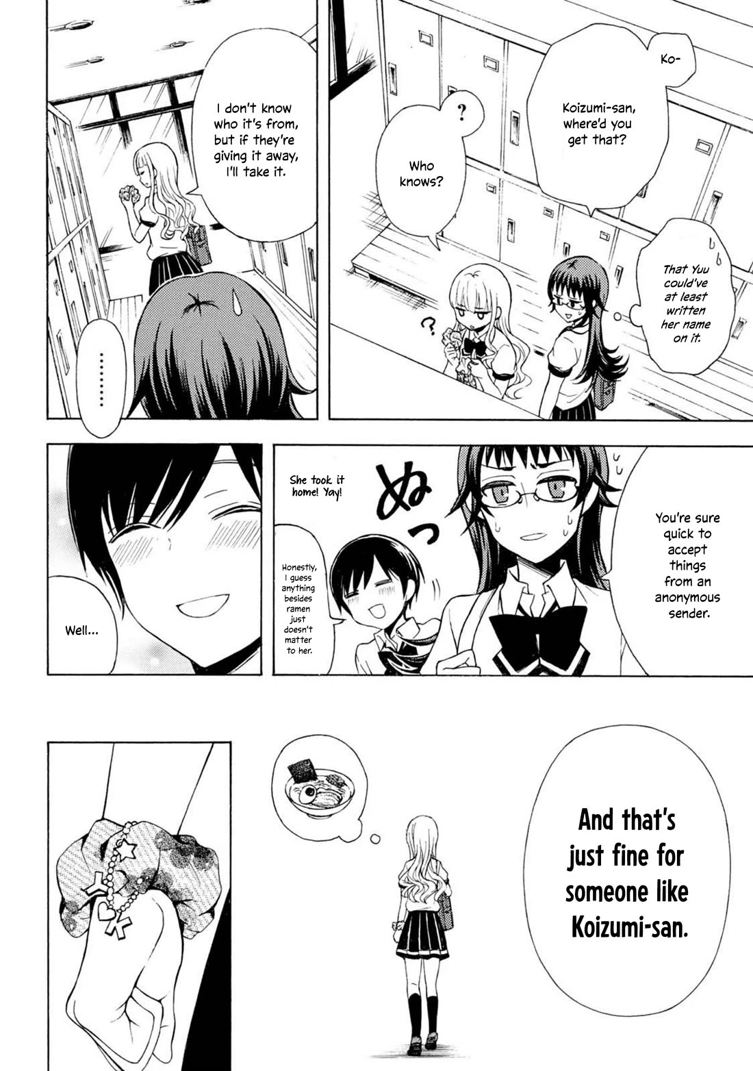 Ramen Daisuki Koizumi-san Chapter 47 page 17 - Chapter 47: Ponytail