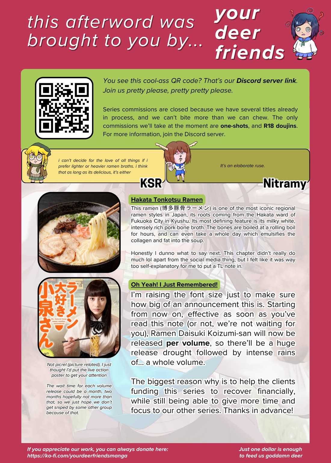 Ramen Daisuki Koizumi-san Chapter 50 page 15 - Chapter 50: Discount Event