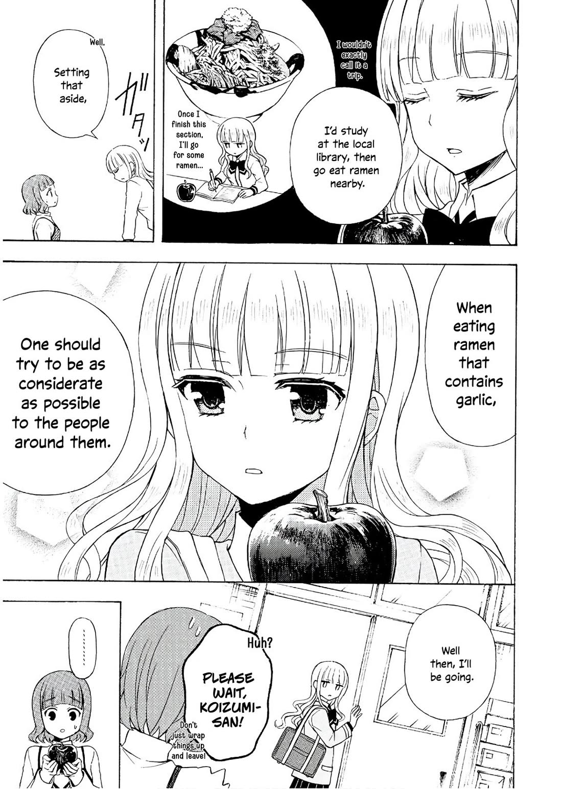 Ramen Daisuki Koizumi-san Chapter 51 page 17 - Chapter 51: Garlic