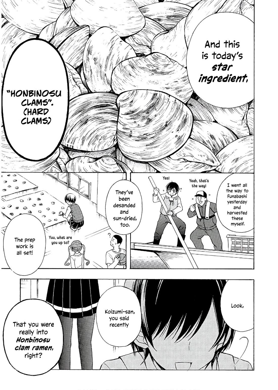 Ramen Daisuki Koizumi-san Chapter 52 page 4 - Chapter 52: Honbinosu (Hard Clams)