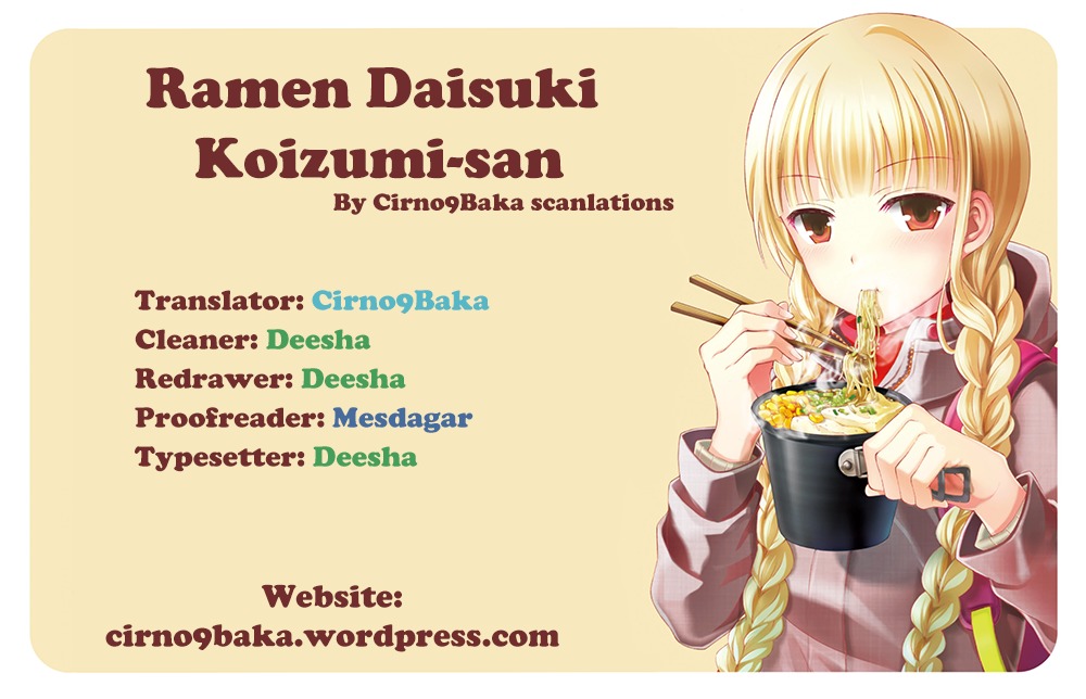 Ramen Daisuki Koizumi-san Chapter 9 page 17 - Chapter 9: Instant Ramen