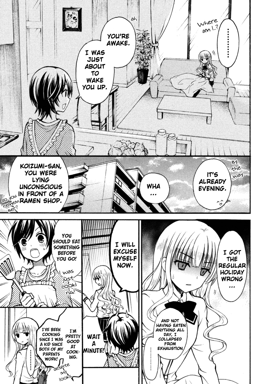 Ramen Daisuki Koizumi-san Chapter 9 page 3 - Chapter 9: Instant Ramen