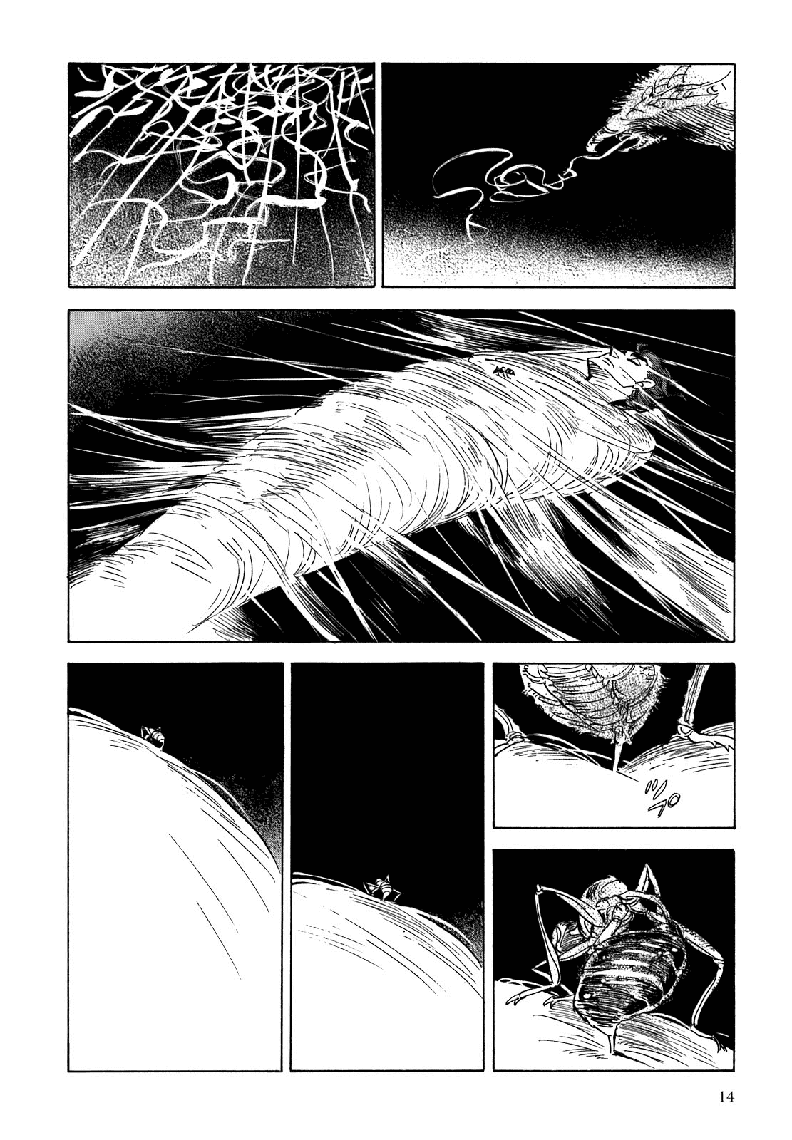 Ran to Haiiro no Sekai Chapter 12 page 14 - Chapter 12: In a Dream of Flying and Fire