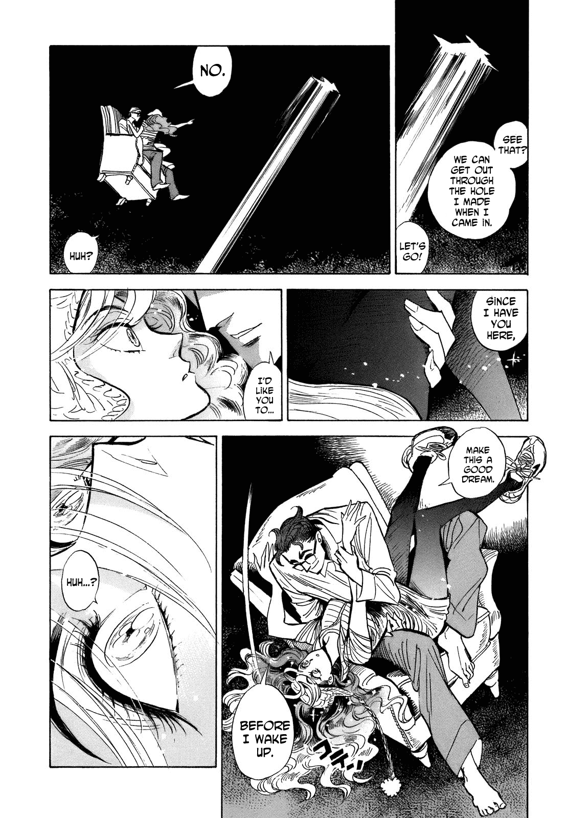 Ran to Haiiro no Sekai Chapter 12 page 36 - Chapter 12: In a Dream of Flying and Fire