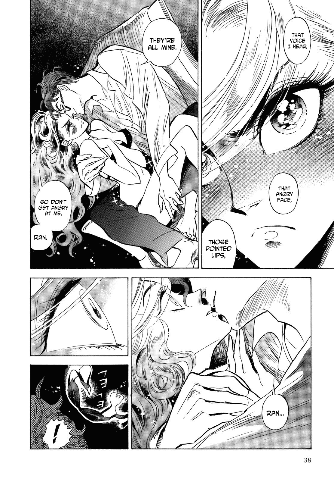 Ran to Haiiro no Sekai Chapter 12 page 38 - Chapter 12: In a Dream of Flying and Fire
