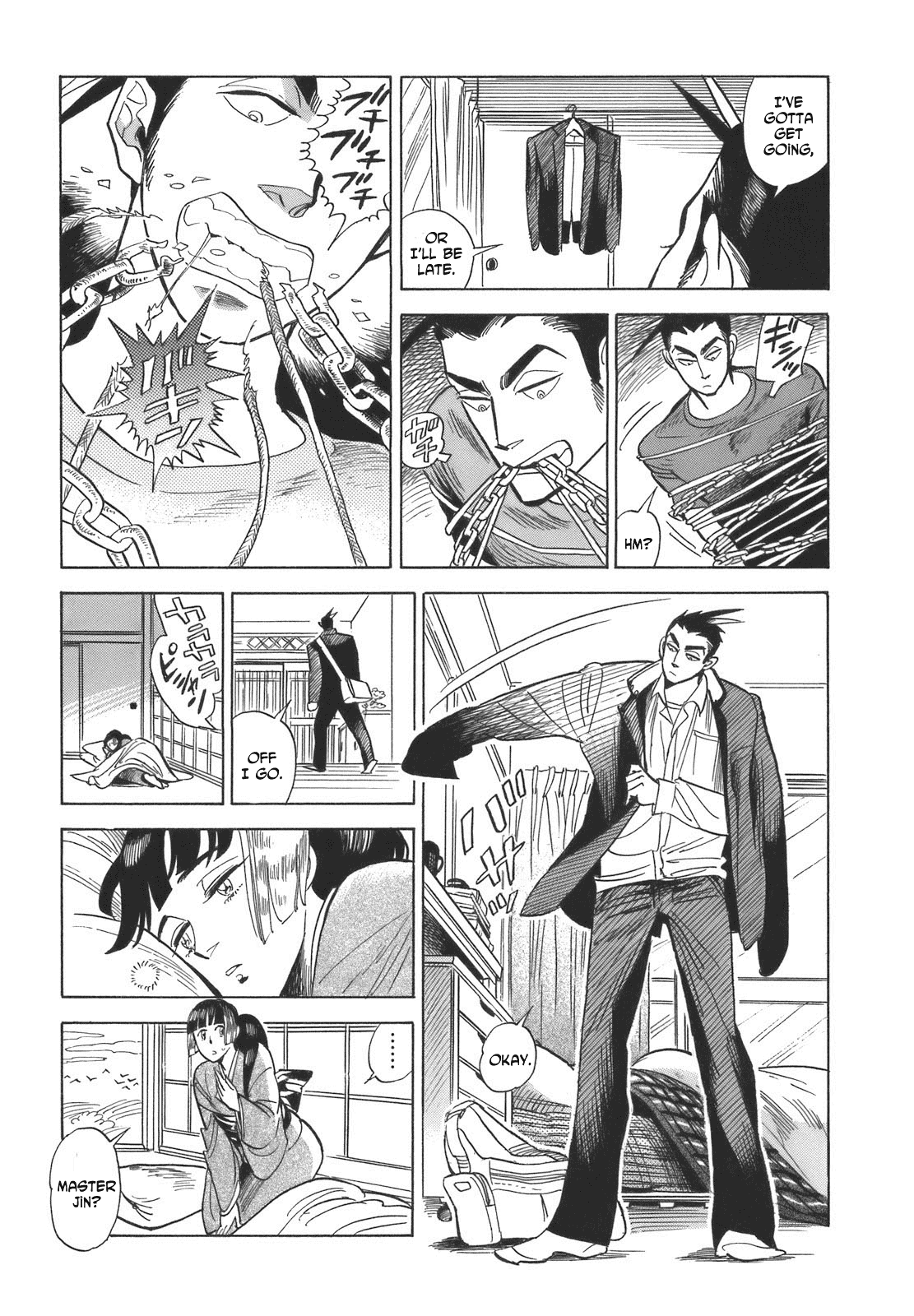 Ran to Haiiro no Sekai Chapter 13 page 3 - Chapter 13: Master Jin Goes Mad