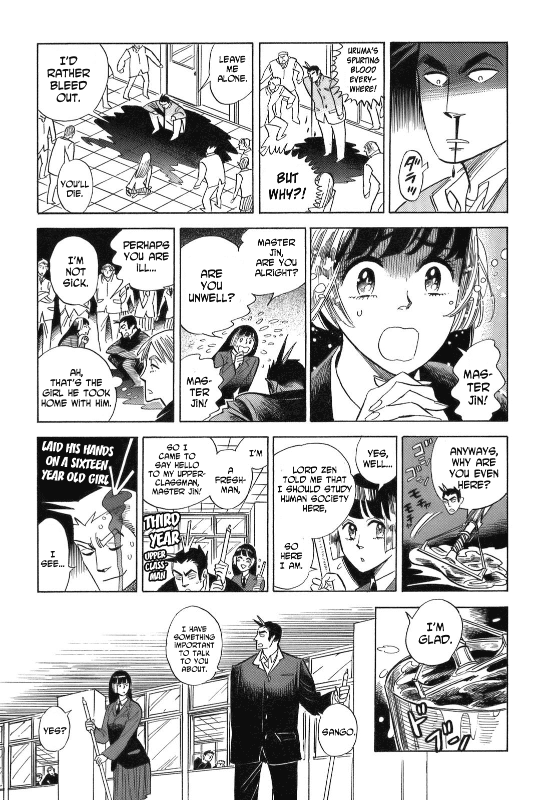 Ran to Haiiro no Sekai Chapter 16 page 11 - Chapter 16: Sango in Pink