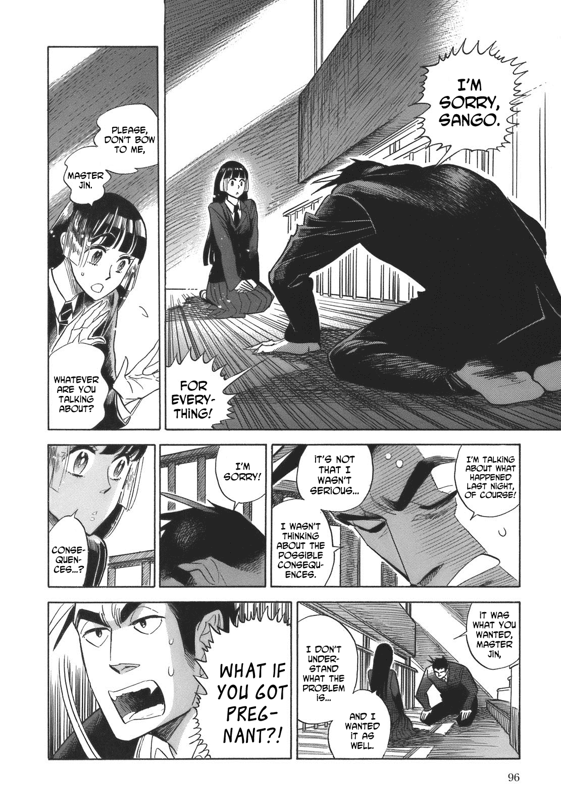 Ran to Haiiro no Sekai Chapter 16 page 12 - Chapter 16: Sango in Pink