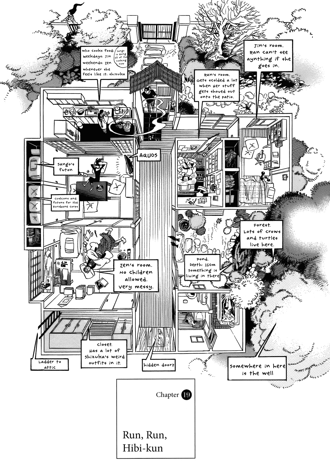 Ran to Haiiro no Sekai Chapter 19 page 12 - Chapter 19: Run, Run, Hibi-kun