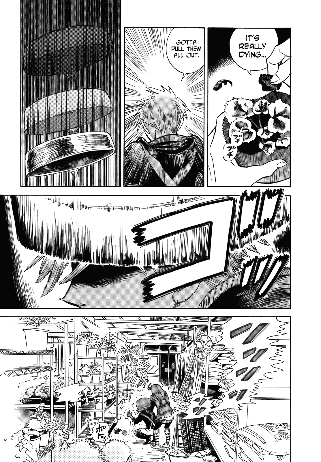 Ran to Haiiro no Sekai Chapter 19 page 14 - Chapter 19: Run, Run, Hibi-kun