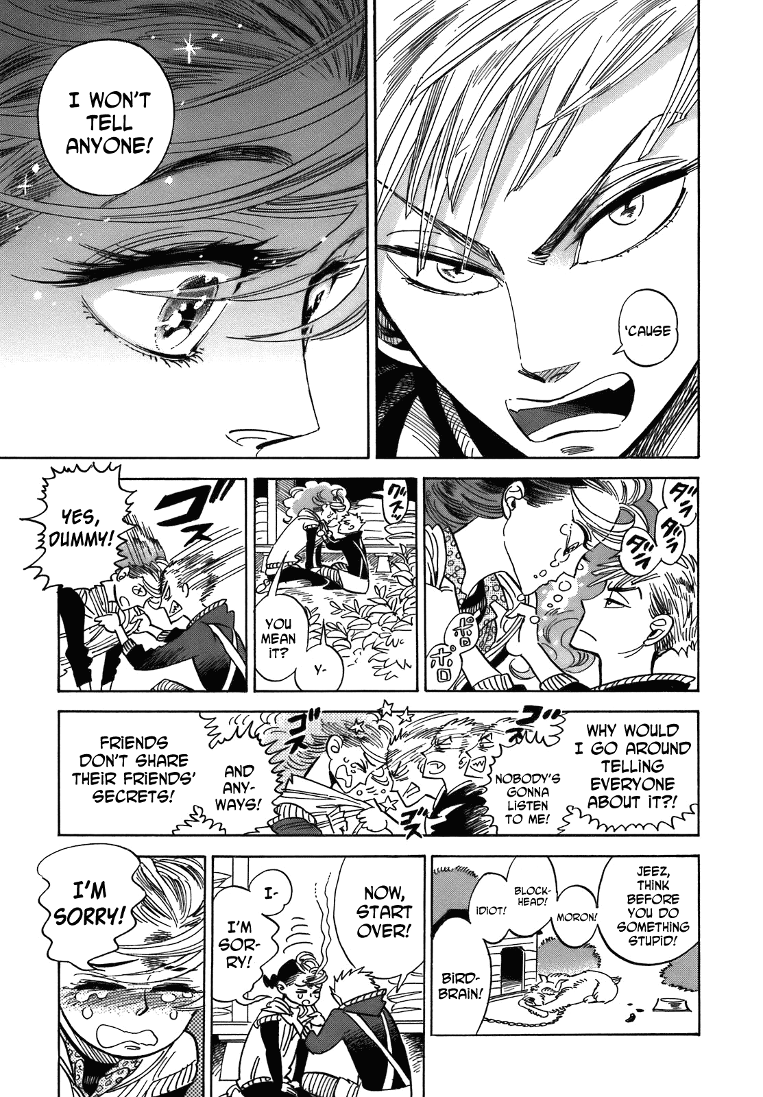 Ran to Haiiro no Sekai Chapter 19 page 34 - Chapter 19: Run, Run, Hibi-kun