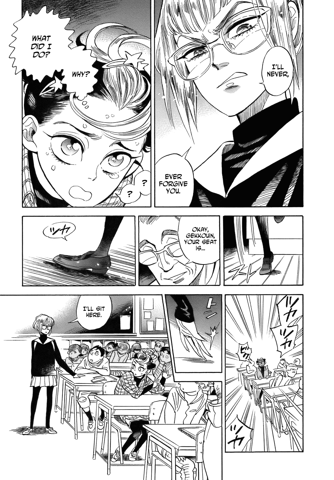 Ran to Haiiro no Sekai Chapter 20 page 13 - Chapter 20: Special Effects! Haimachi Elementary