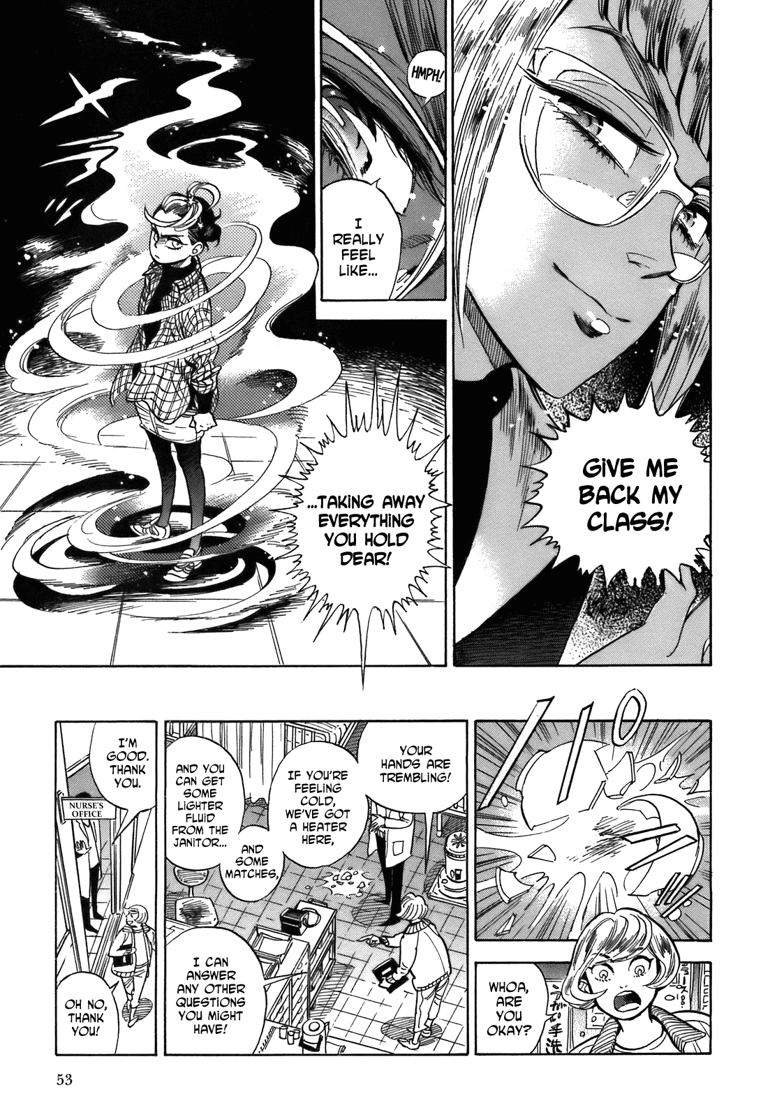 Ran to Haiiro no Sekai Chapter 20 page 19 - Chapter 20: Special Effects! Haimachi Elementary