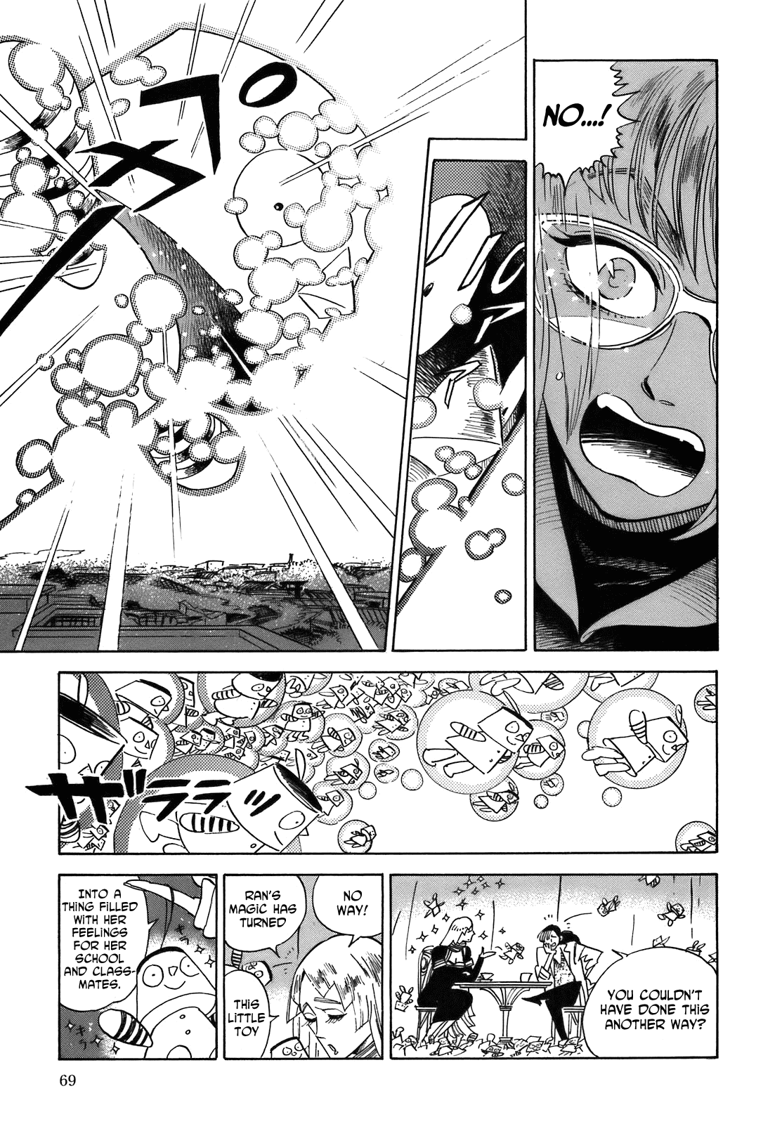 Ran to Haiiro no Sekai Chapter 20 page 35 - Chapter 20: Special Effects! Haimachi Elementary