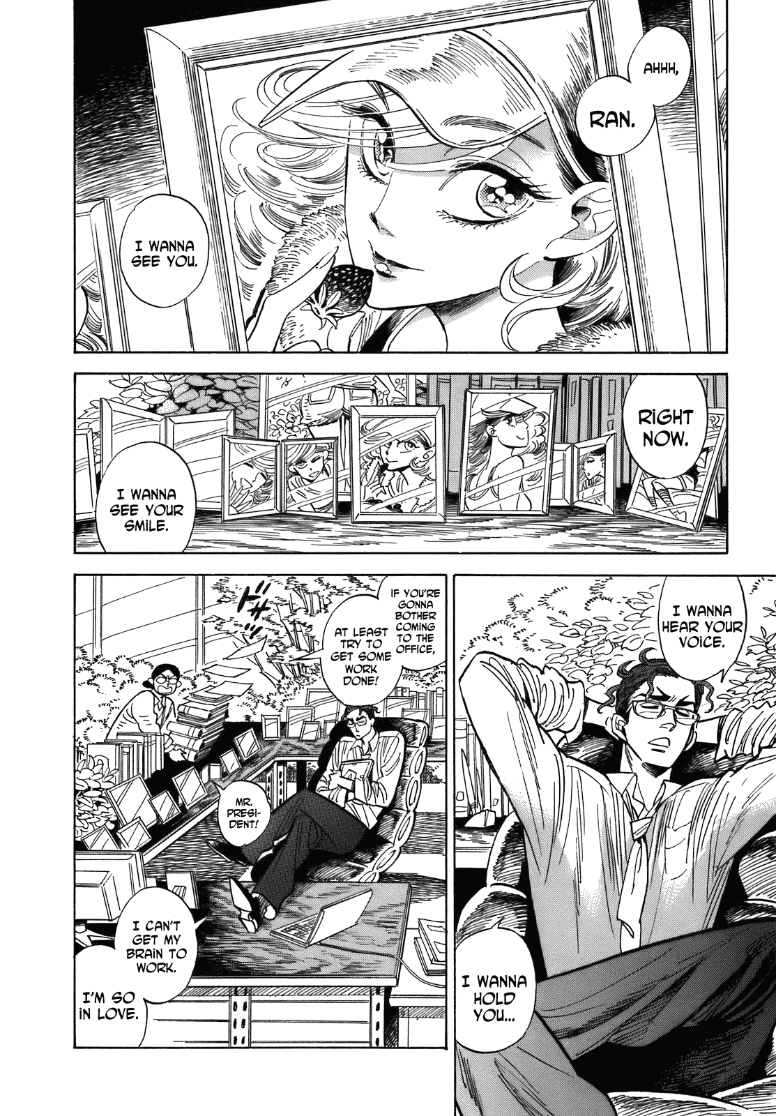 Ran to Haiiro no Sekai Chapter 21.5 page 2 - Chapter 21.5: The Kurobane Corps' Duties for the Day