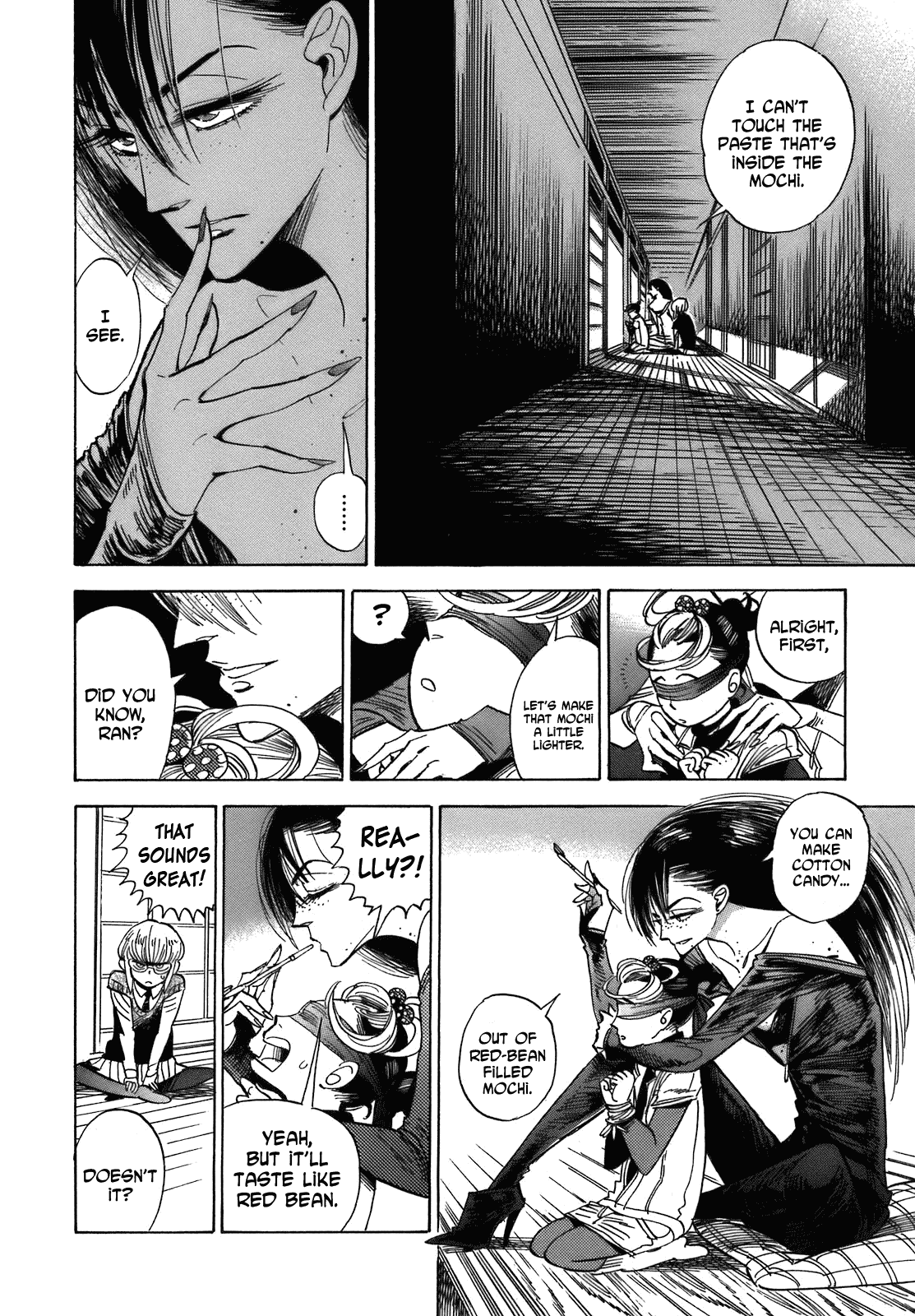 Ran to Haiiro no Sekai Chapter 21 page 11 - Chapter 21: The Forbidden Bean Paste