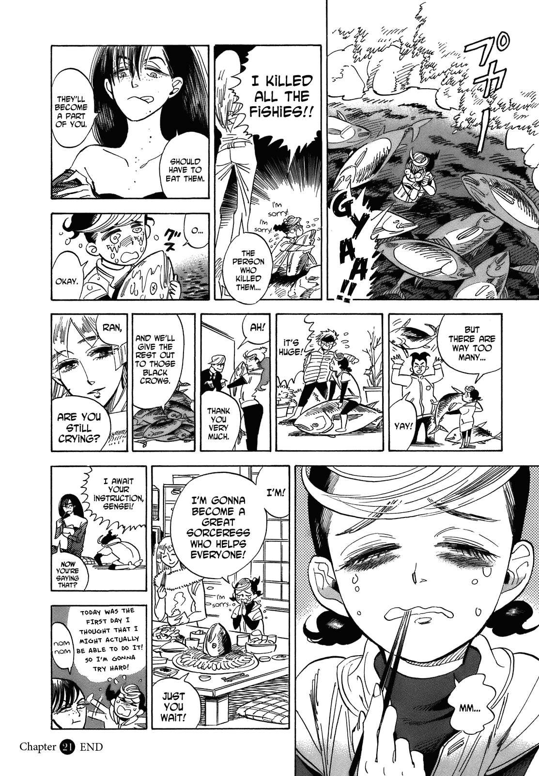 Ran to Haiiro no Sekai Chapter 21 page 22 - Chapter 21: The Forbidden Bean Paste