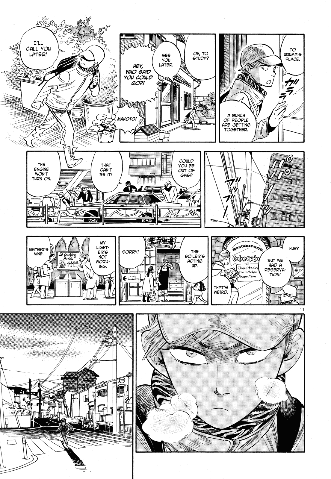 Ran to Haiiro no Sekai Chapter 26 page 11 - Chapter 26: Mr. Pudding Flies Through the Night (Part 1)