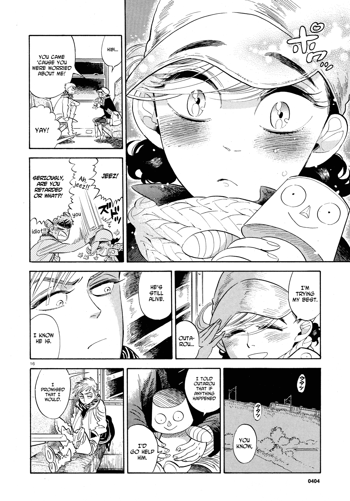 Ran to Haiiro no Sekai Chapter 26 page 16 - Chapter 26: Mr. Pudding Flies Through the Night (Part 1)
