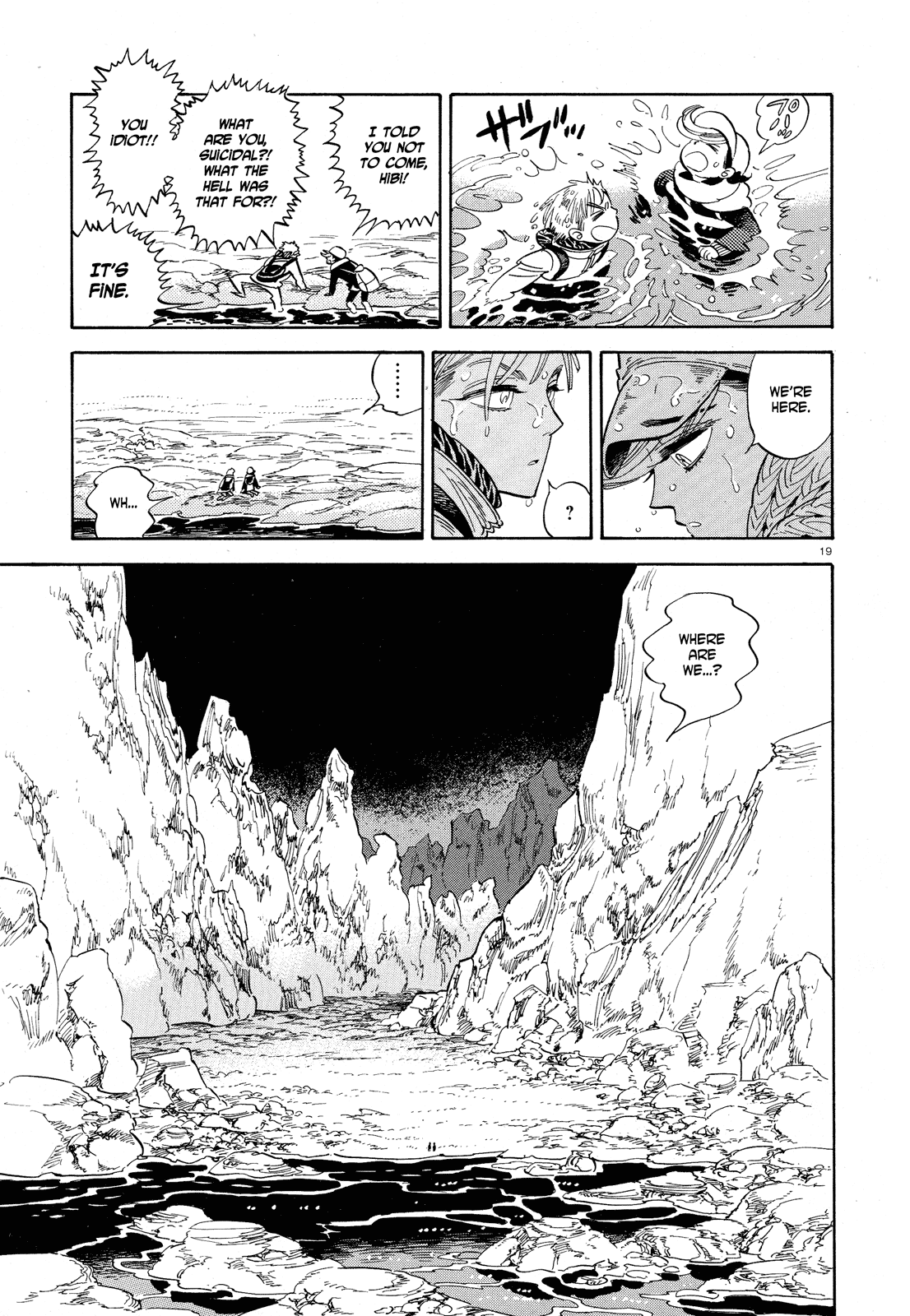 Ran to Haiiro no Sekai Chapter 26 page 19 - Chapter 26: Mr. Pudding Flies Through the Night (Part 1)