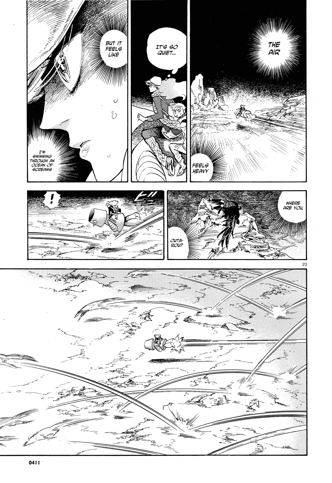 Ran to Haiiro no Sekai Chapter 26 page 23 - Chapter 26: Mr. Pudding Flies Through the Night (Part 1)