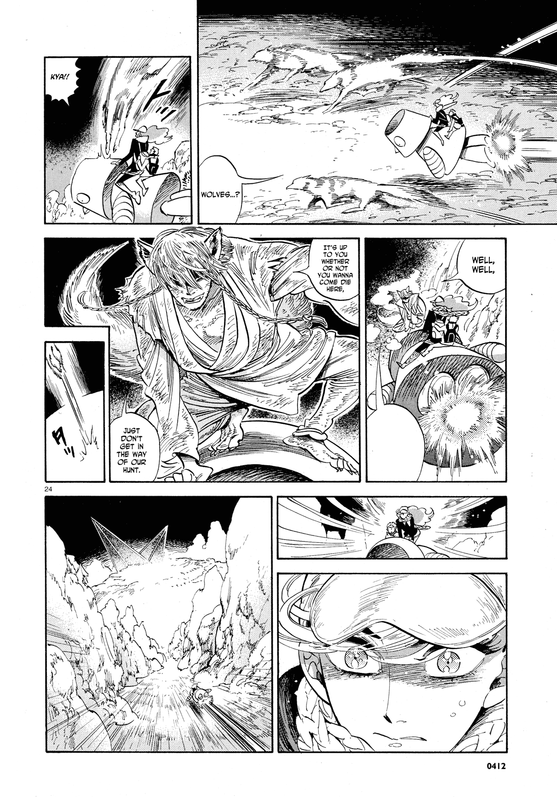 Ran to Haiiro no Sekai Chapter 26 page 24 - Chapter 26: Mr. Pudding Flies Through the Night (Part 1)