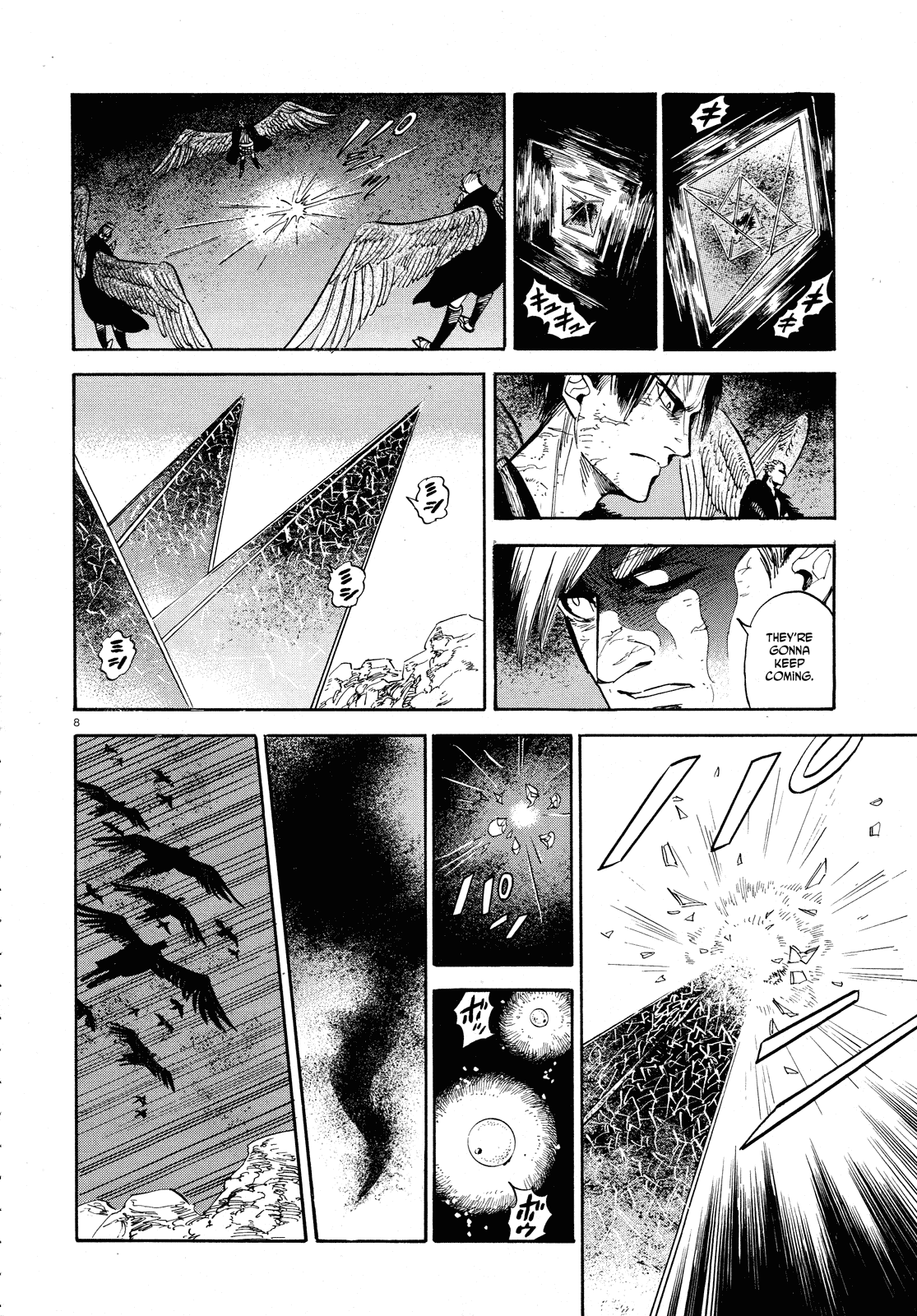 Ran to Haiiro no Sekai Chapter 26 page 8 - Chapter 26: Mr. Pudding Flies Through the Night (Part 1)