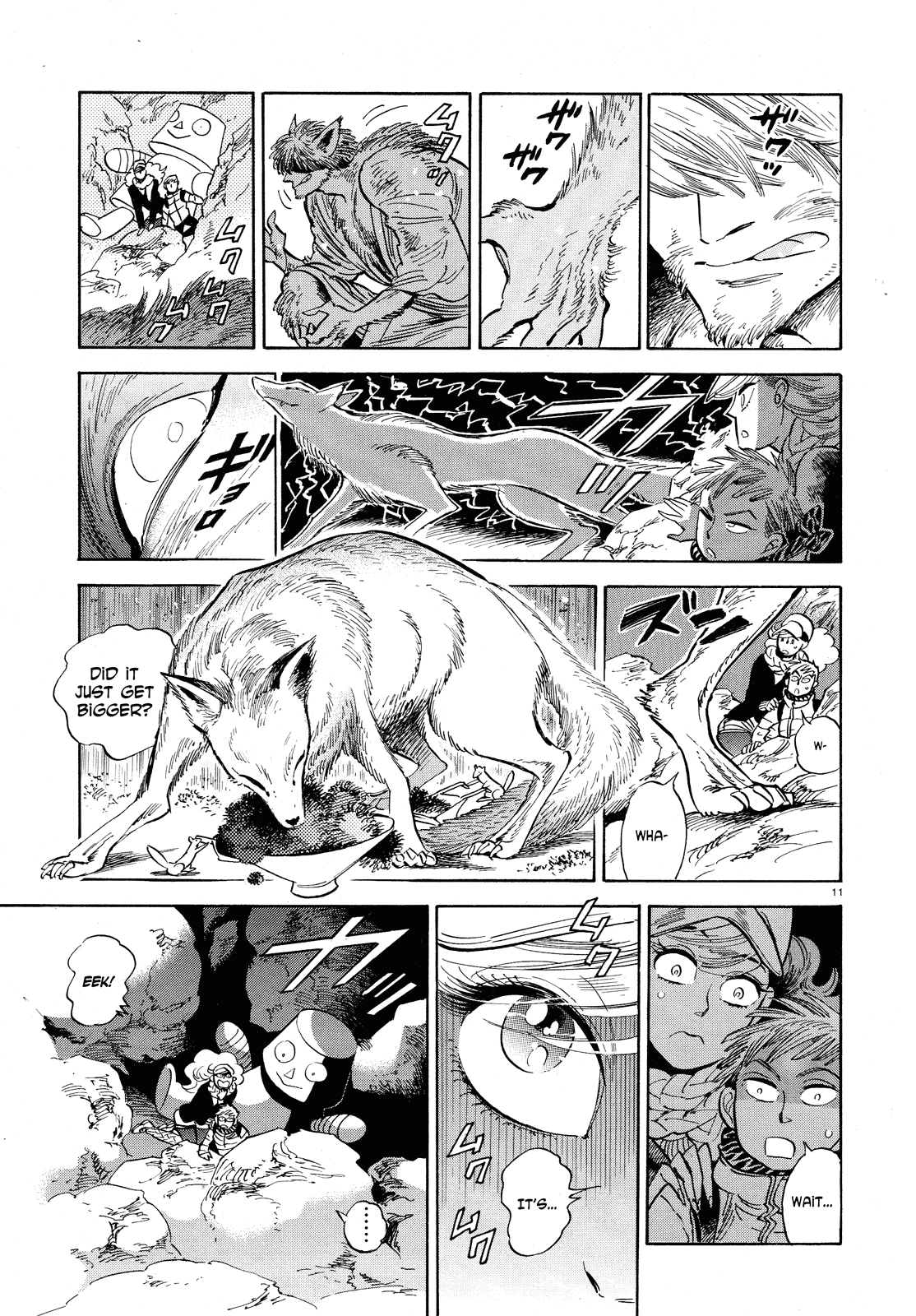 Ran to Haiiro no Sekai Chapter 27 page 11 - Chapter 27: Mr. Pudding Flies Through the Night (Part 2)
