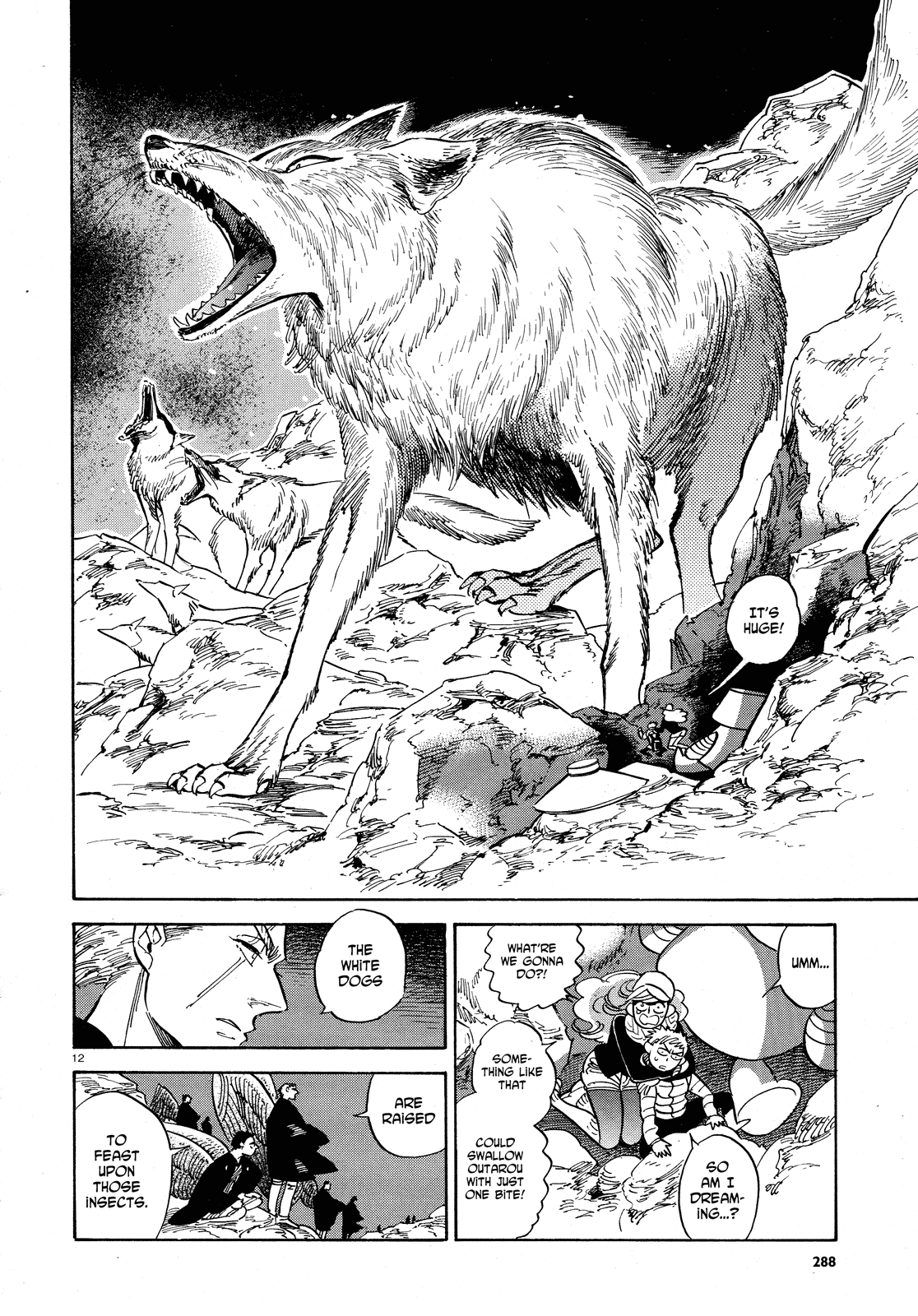 Ran to Haiiro no Sekai Chapter 27 page 12 - Chapter 27: Mr. Pudding Flies Through the Night (Part 2)