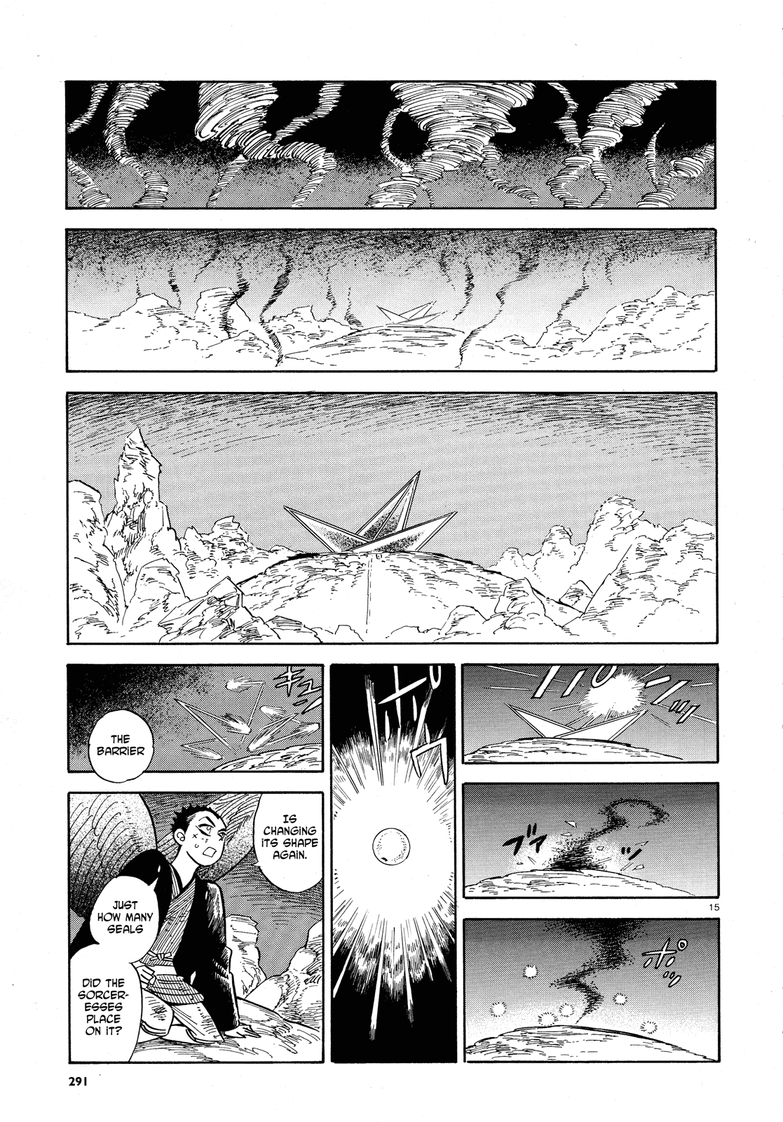 Ran to Haiiro no Sekai Chapter 27 page 15 - Chapter 27: Mr. Pudding Flies Through the Night (Part 2)