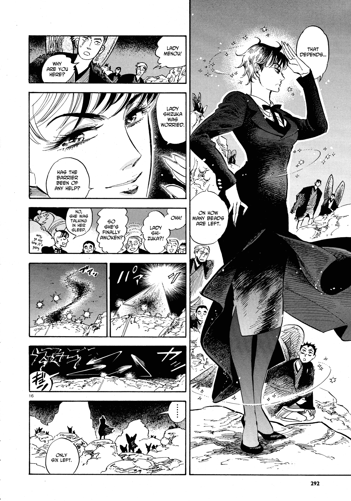 Ran to Haiiro no Sekai Chapter 27 page 16 - Chapter 27: Mr. Pudding Flies Through the Night (Part 2)