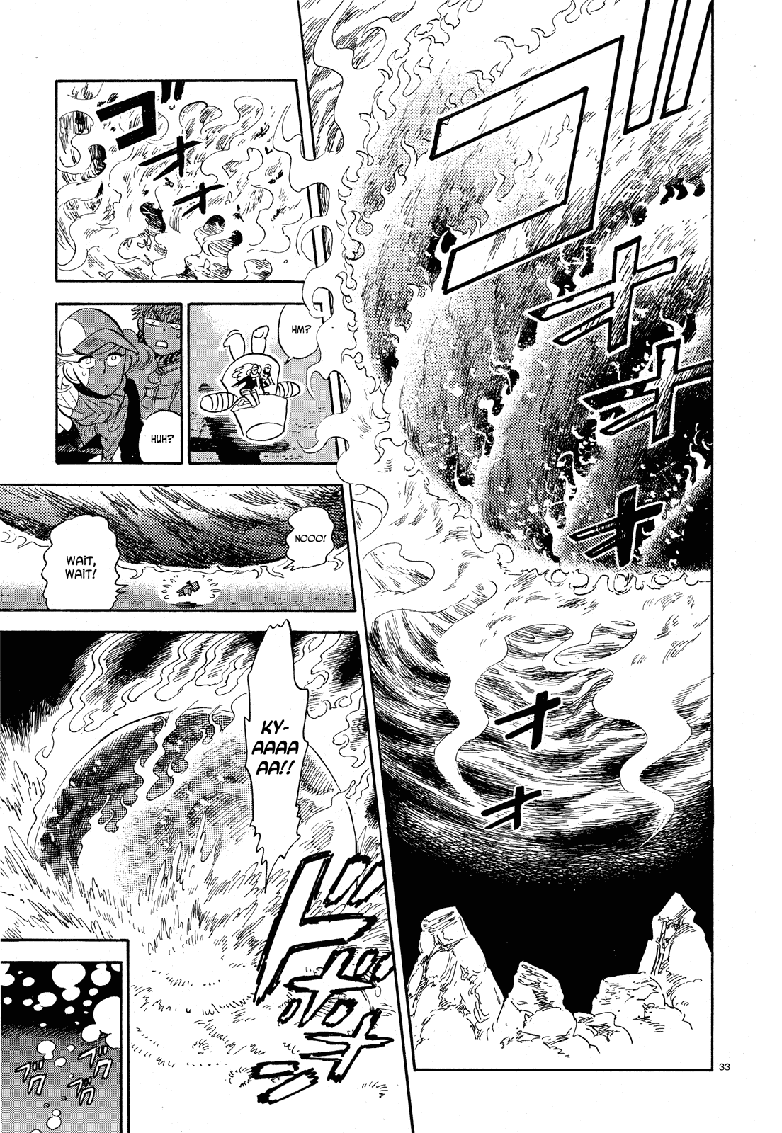 Ran to Haiiro no Sekai Chapter 27 page 33 - Chapter 27: Mr. Pudding Flies Through the Night (Part 2)