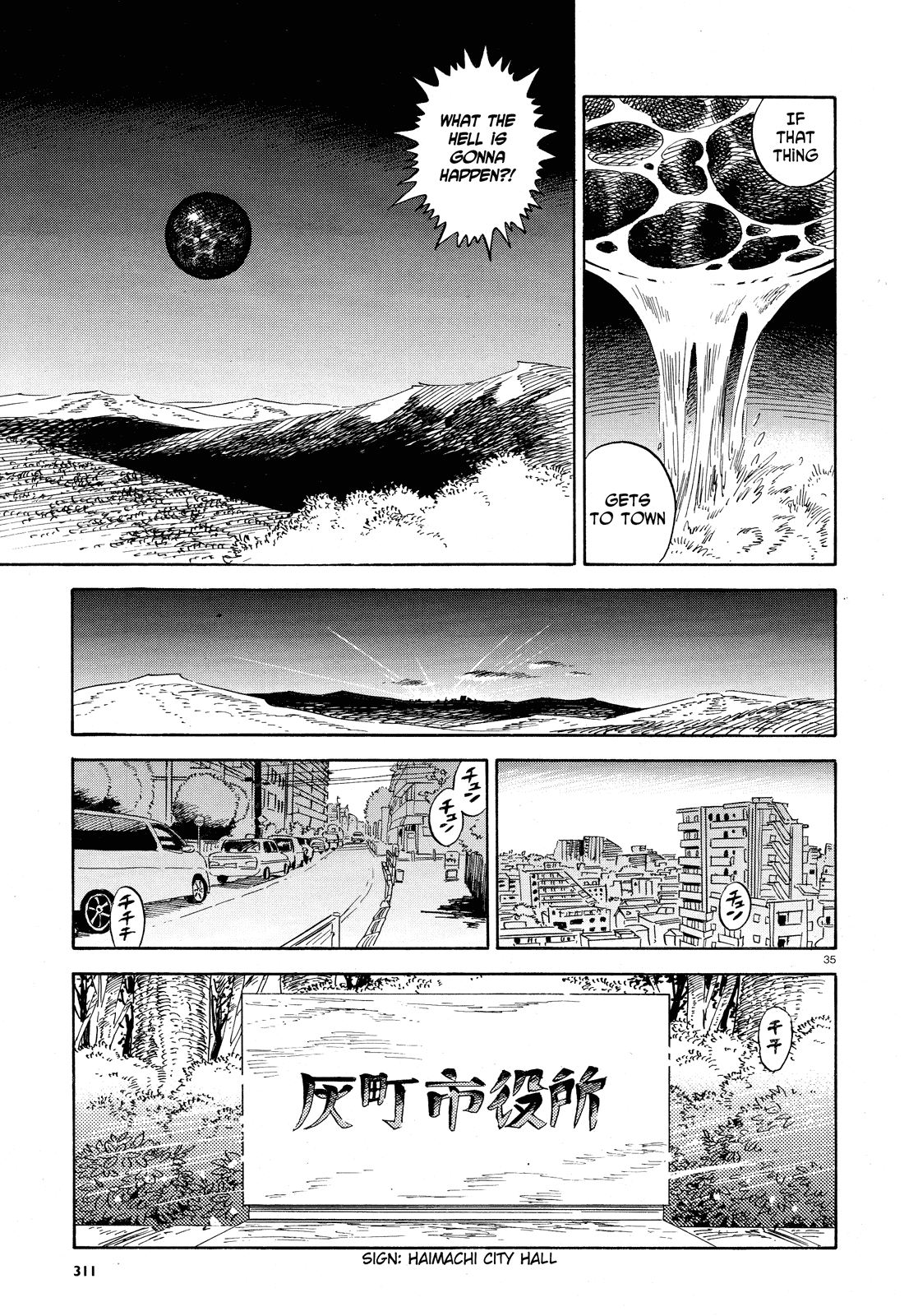 Ran to Haiiro no Sekai Chapter 27 page 35 - Chapter 27: Mr. Pudding Flies Through the Night (Part 2)